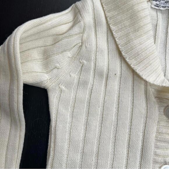 Marni Ivory Ribbed Knit Cardigan - Picture 5 of 9